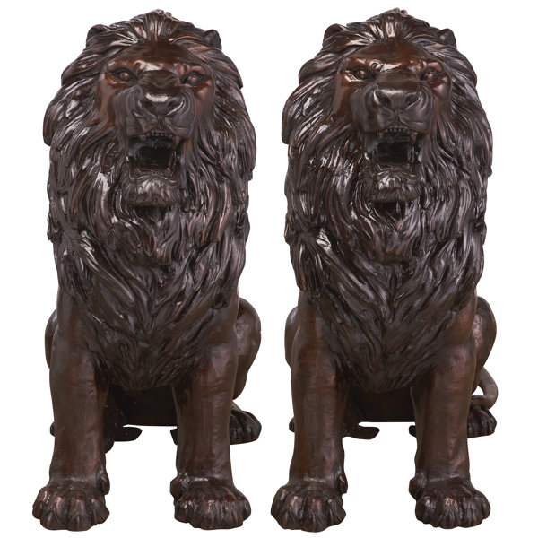 Design Toscano Sentinel Lions Garden Statues Wayfair